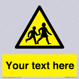 Custom Warning children Sign